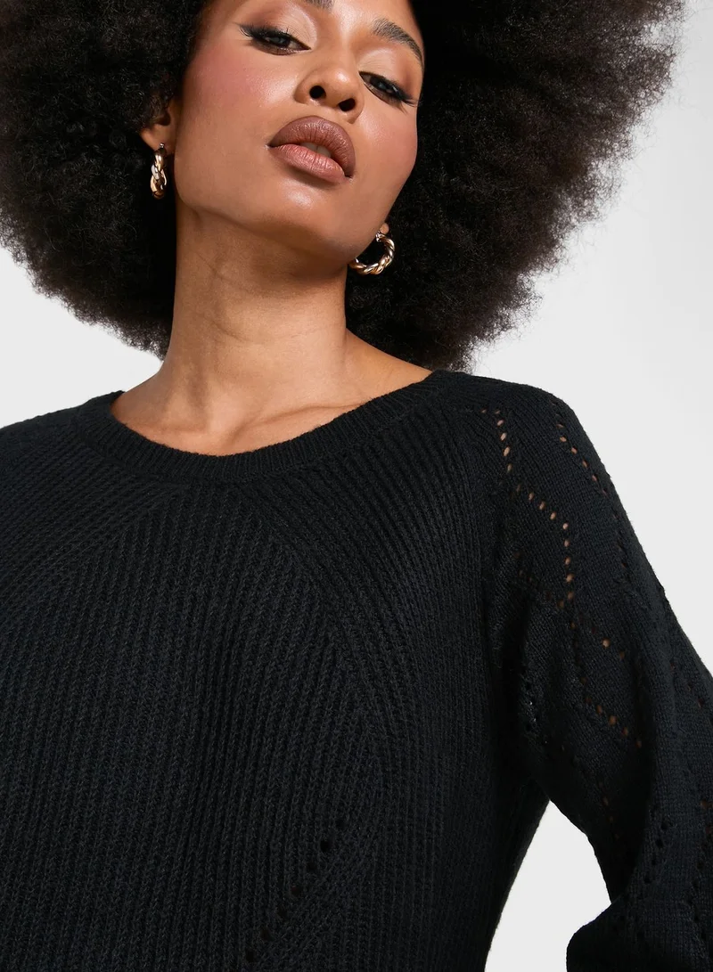 ELLA Cable Patterned Sweater