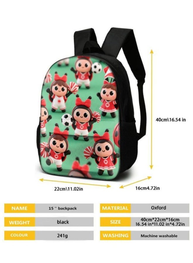 Bright Li Fire Unlock the new fashion of childish fun! Three-piece set of bags, cartoon elements for children and teenagers (students, children, friends' outings, mountain climbing, schooling, etc. can be used) - 13  - Image 5