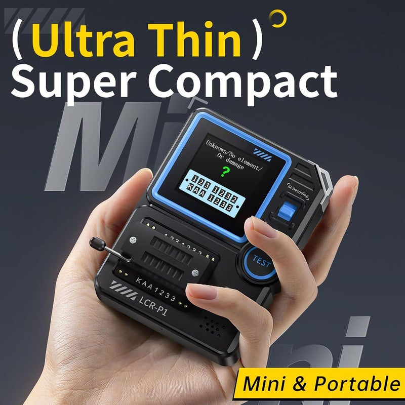Transistor Tester with Infrared Decoding for Diode Triode NPN PNP MOS SCR Efficient Anti Burning - Image 5