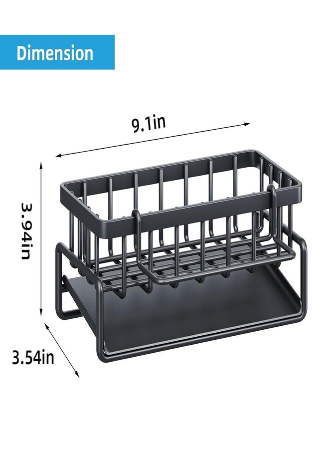SHOPELLA Sponge Holder for Kitchen Sink – Multi-Functional Sink Caddy & Storage Rack for Kitchen & Bathroom | Multicolor - Image 4