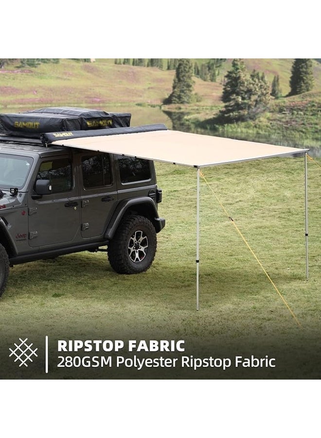 SAMOUT Car Pull-Out Roof Rack Shade 2x3M,2 Year Warranty, Easy to Open and Close 2 Min, Waterproof, With Tools and Brackets 10300030 - Image 4