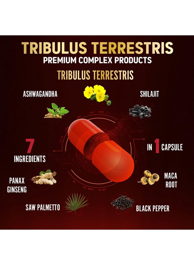 Zolotus Tribulus Terrestris Supplement for Men & Women, 5-Month Supply with Ashwagandha, Panax Ginseng, Saw Palmetto, Maca, Shilajit, 150 Count  - Image 3