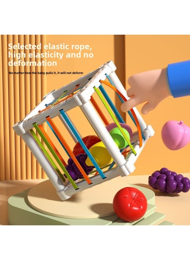 Fruit Rainbow Sesler Toys Shape Color Cognition Hand Movement Training Infant Early Education Enlightenment Toys-Color:Fruit Cesele Four Fruits [without Main Body]  - Image 4