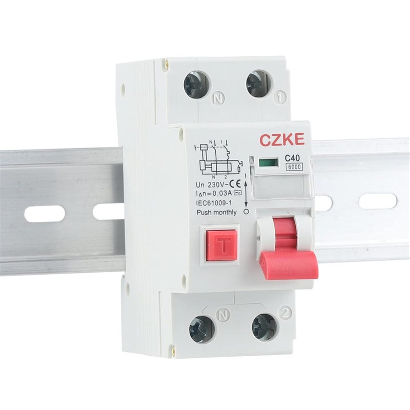 32A 1P N RCBO قاطع الدائرة 30mA 36mm حماية من التسرب الزائد للتيار - Image 2
