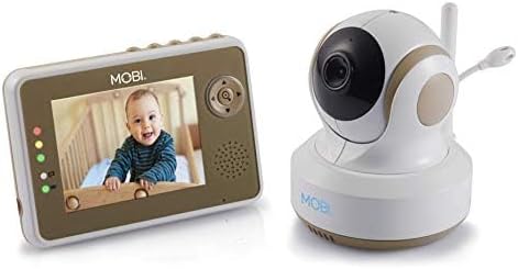 MOBI MobiCam DXRM1 Baby Monitoring System with Smart Auto Tracking Night Vision Remote Pan  Tilt Lullabies Quad View Baby Monitor Baby Monitoring System Baby Camera - Image 2