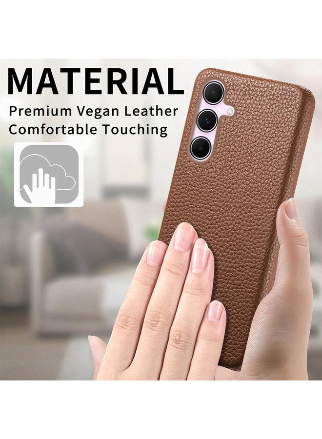 S-TOP Case For Samsung Galaxy A55 5G Litchi Oil Edge Leather Back Phone Case - Image 2
