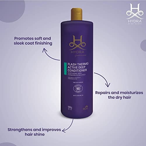 Hydra Groomer’s Flash Active Deep Conditioner 900g | Deep Moisture & Hydration for Dogs & Cats | Professional Salon-Quality Coat Treatment | Restores Softness, Shine & Manageability - Image 3