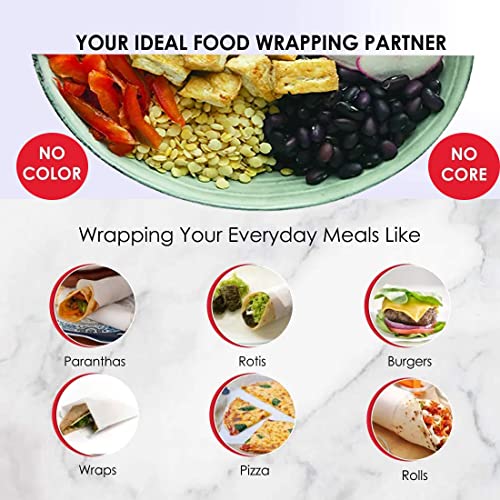 OFIXO (Pack of 2) 20 Meter Food WRAP Multipurpose Food Wrapping Paper Non-Stick Food Wrapping Paper, Oven Safe Parchment Paper - Image 4