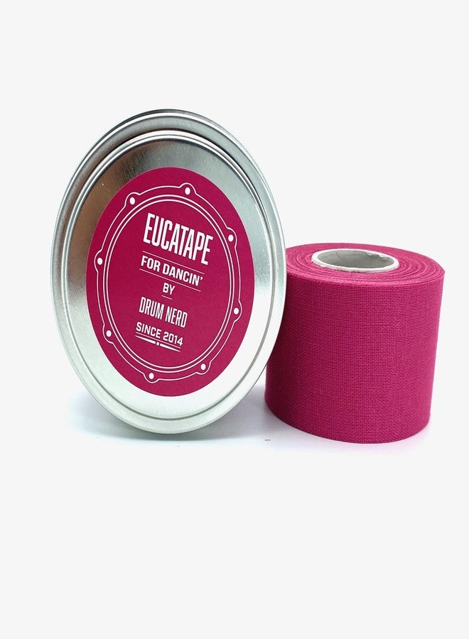 Eucatape Eucalyptus Infused Dancing Tape - for Ballet Salsa Hip Hop Ballroom Contemporary Latin Irish Modern Jazz Tap, Pink - Image 1