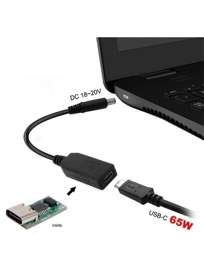 Chenyang كابل محول الطاقة CY USB 3.1 Type C USB-C إلى DC 20V 5.5 2.5mm & 2.1mm لمحاكاة PD للكمبيوتر المحمول - Image 3