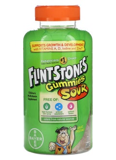 Flintstones Children's Multivitamin Sour Gummies 180 Gummies 