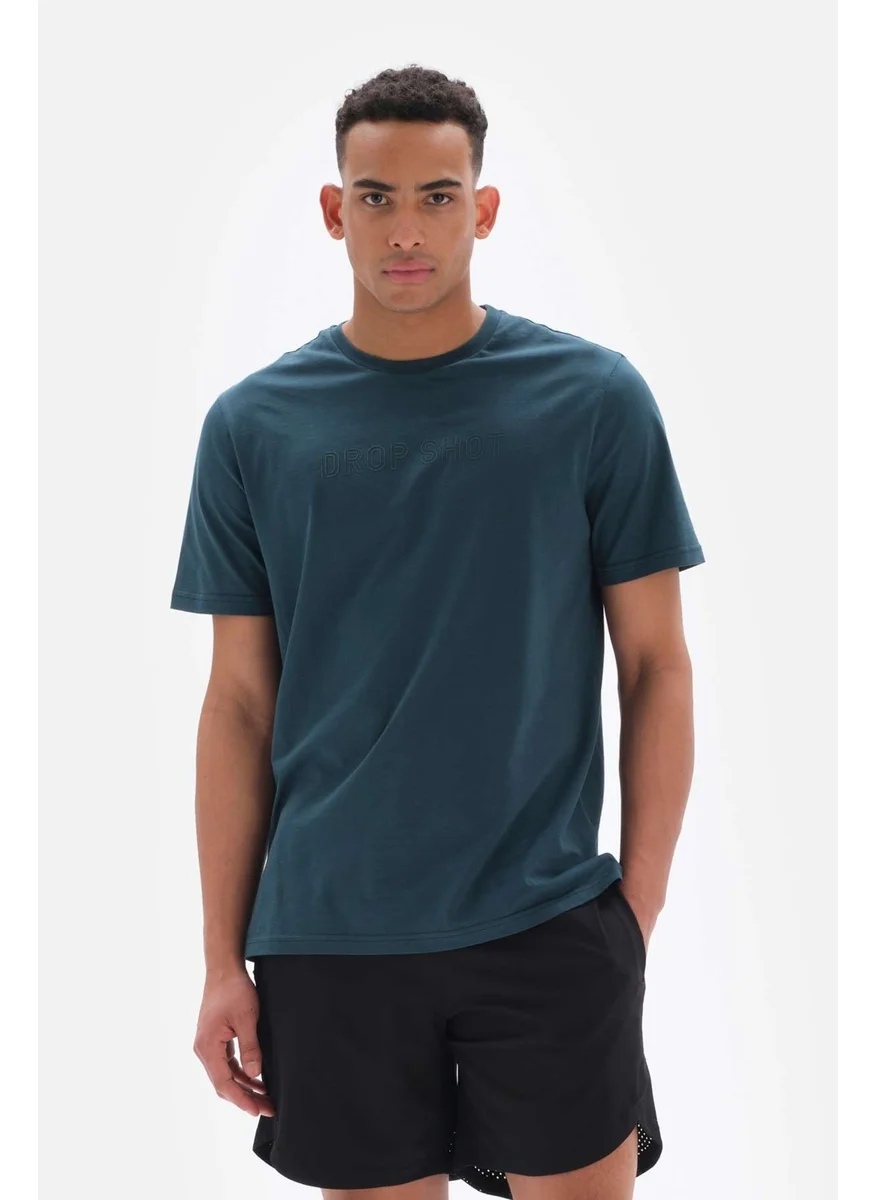 dagi Petrol Men's Drop Shot Printed T-Shirt