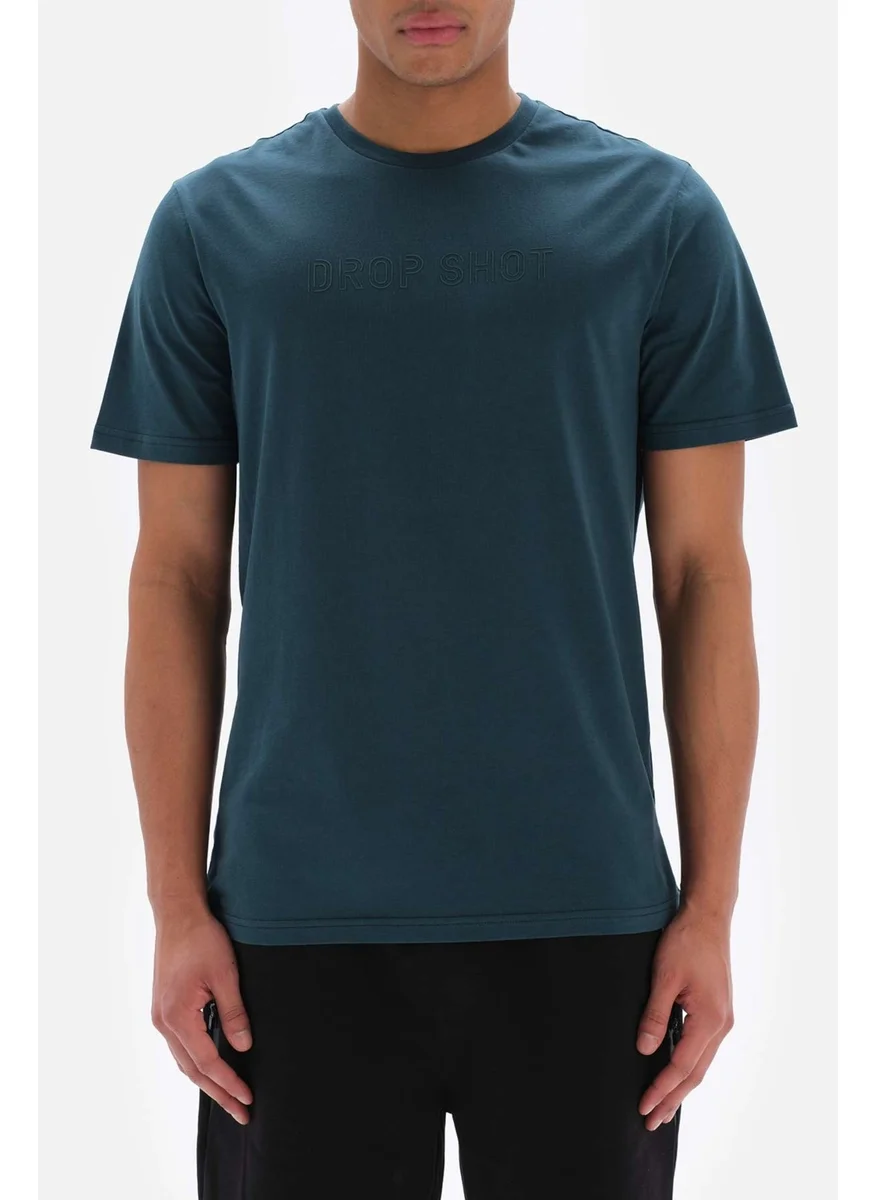 dagi Petrol Men's Drop Shot Printed T-Shirt