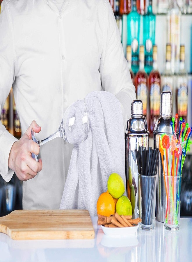 يوتوبيا تويلز مناشف يوتوبيا لتنظيف المطبخ والحمامات، عبوة من 12 قطعة، مقاس 16 × 19 بوصة، مناشف بيضاء فائقة الامتصاص مصنوعة من القطن بنسبة 100%، مناشف تنظيف متعددة الأغراض للمنزل والمطابخ. - Image 3