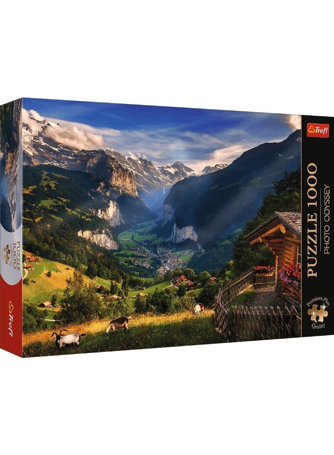 Trefl - Odyssey: Lauterbrunnen Valley, Switzerland Premium Puzzle 1000 Pieces - 10821 - Image 1