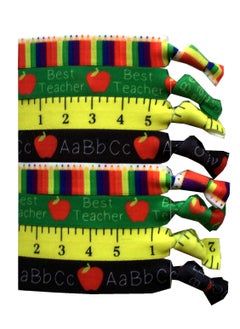 Appreciation Gift for Teachers  Back to School and Birthday Present  8 Piece Hair Ties Set for Women Educators