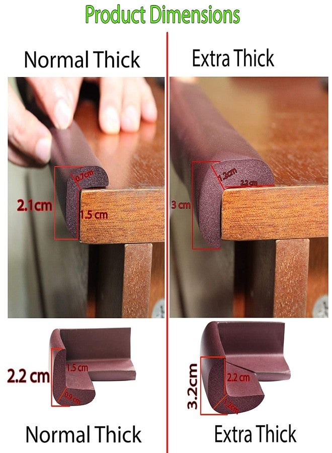 SHOPOWARE Edge & Corner Guard for Baby Proofing, Child Safety Furniture Bumper, Table Protectors,2 Meter Edge,4 Corners - Image 5