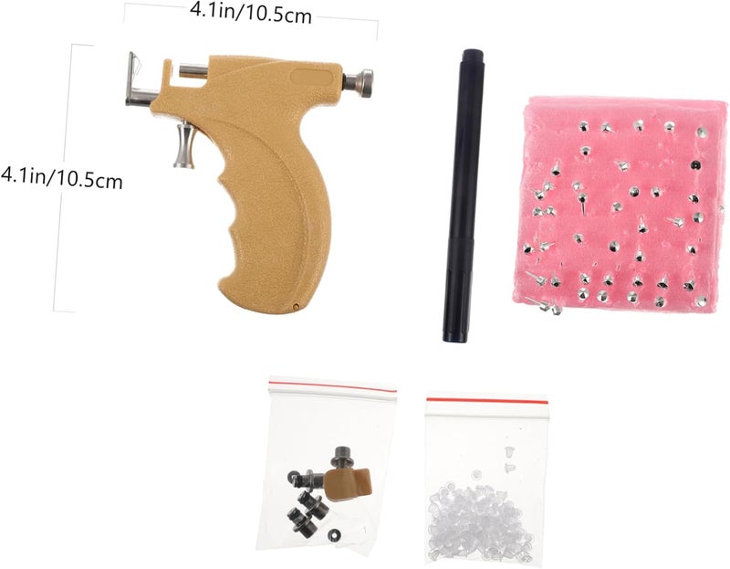 1set No Pain Ear Piercing Tools Kit for Safe and Accurate Ear Piercing Includes Stainless Steel for Professional and Home Use - Image 2