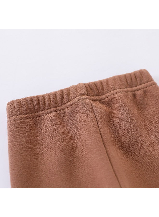 Trendy And Sweet Fleece-lined Leggings] Children's Wear For Baby Girls, Autumn And Winter Thin Fleece Versatile Base Layer, Toddler Slim Fit - Image 5