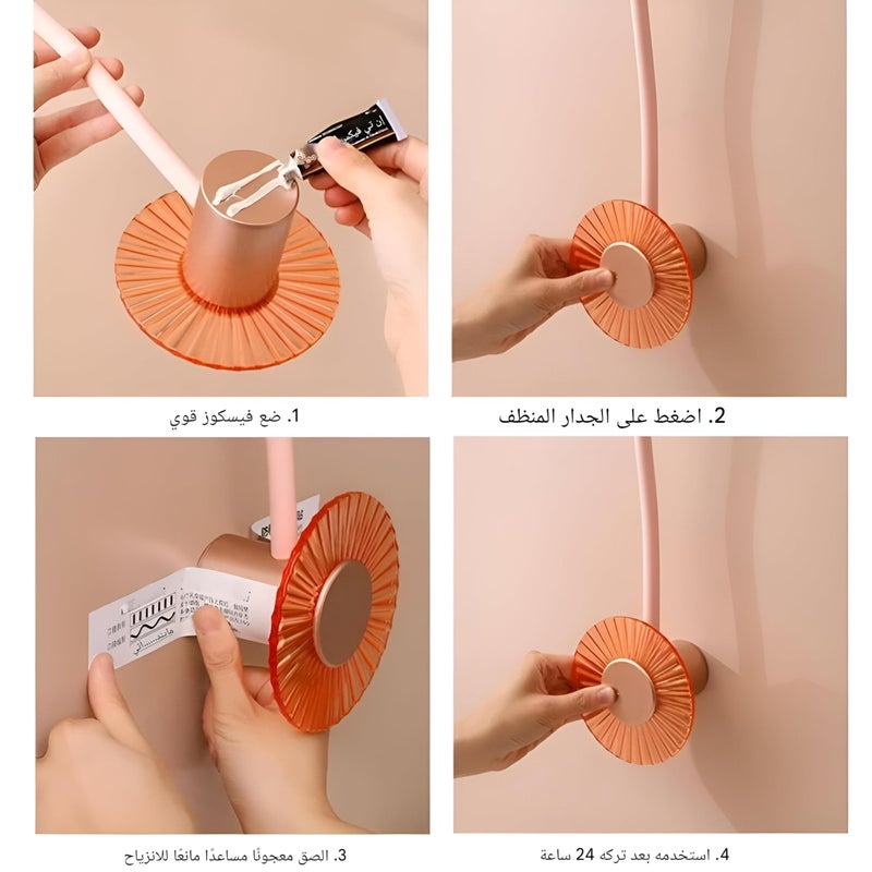 Adhesive Hair Dryer Holder Kit with Multi-Color Options, Space-Saving Wall Mount for Quick Access and Tidy Bathrooms - Image 4