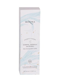 Mantra Mantra Herbal Jasmine, Triphala and Pearls Deep Cleansing Body Scrub 100 ml  - Image 2