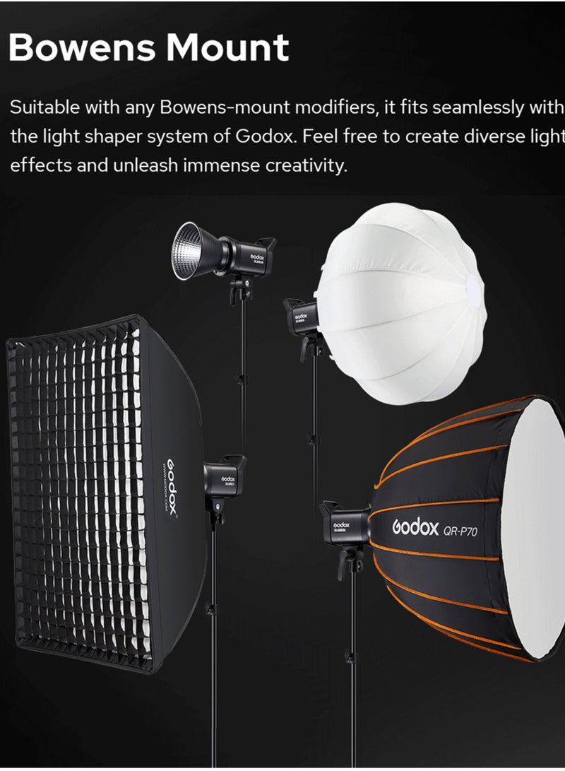 Godox SL60IID Portable Studio LED Video Light 70W Photography Fill Light 5600K±200K Built-in 8 FX Lighting Effects - Image 5