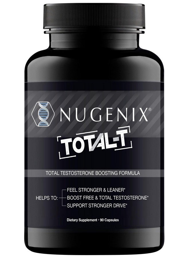 Nugenix Total-T, Free and Total Testosterone Booster Supplement for Men, 90 Count - Image 1