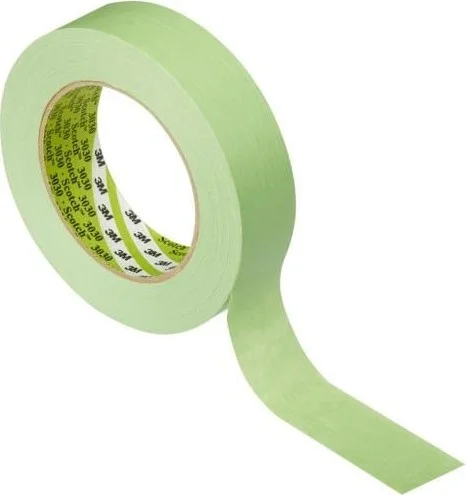 ثري ام Scotch 3030 Premium Automotive Masking Tape 50977, Green (18mm x 50M)