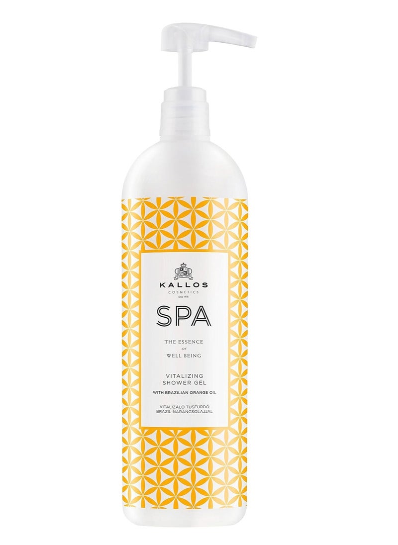 Kallos Kallos Spa Vitalising Shower Gel with Brazil Orange Oil 1000g  - Image 1