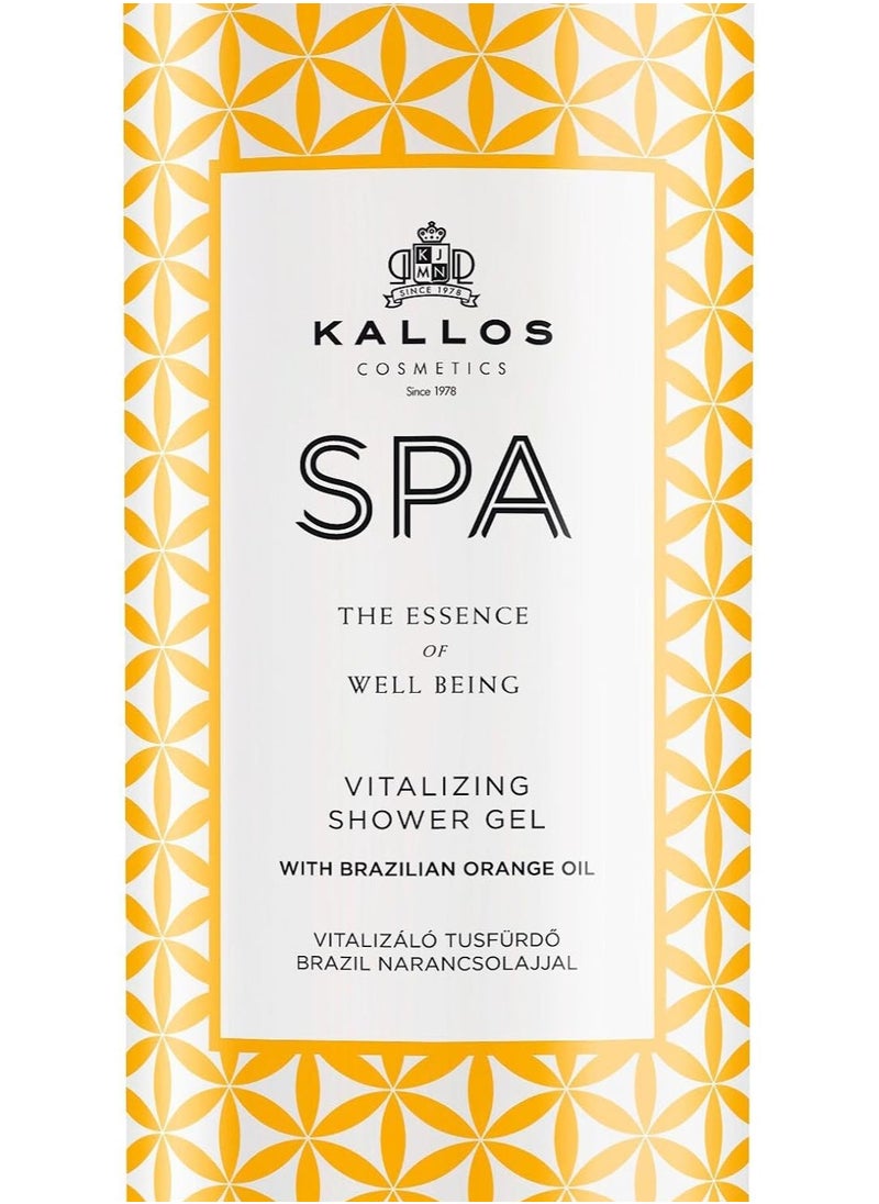 Kallos Kallos Spa Vitalising Shower Gel with Brazil Orange Oil 1000g  - Image 2