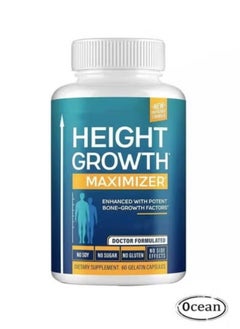 SILVER PEAKS Height Growth Maximizer Enhance with Potent Bone Growth 60 Gelatin Caps 