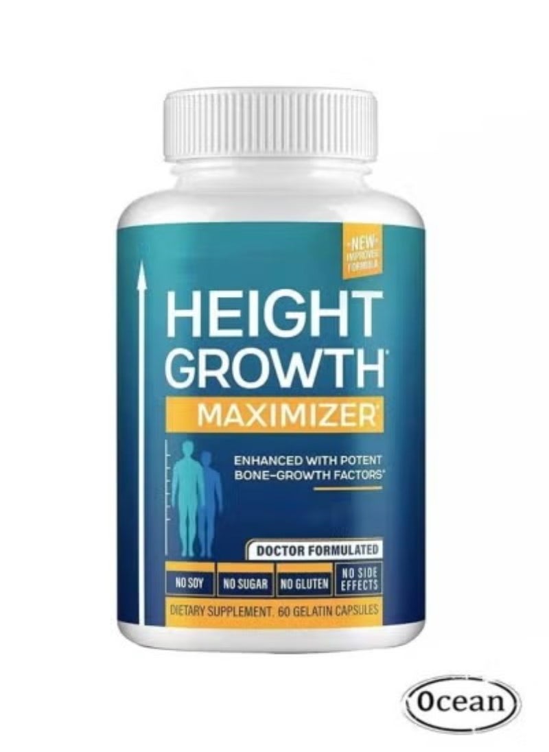 SILVER PEAKS - Height Growth Maximizer Enhance with Potent Bone Growth 60 Gelatin Caps - Image 1