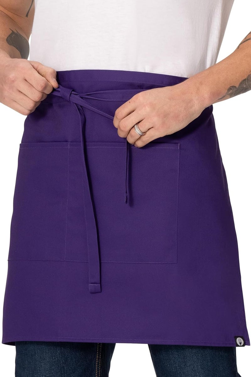 Chef Works Unisex Half Bistro Server Apron - Image 2
