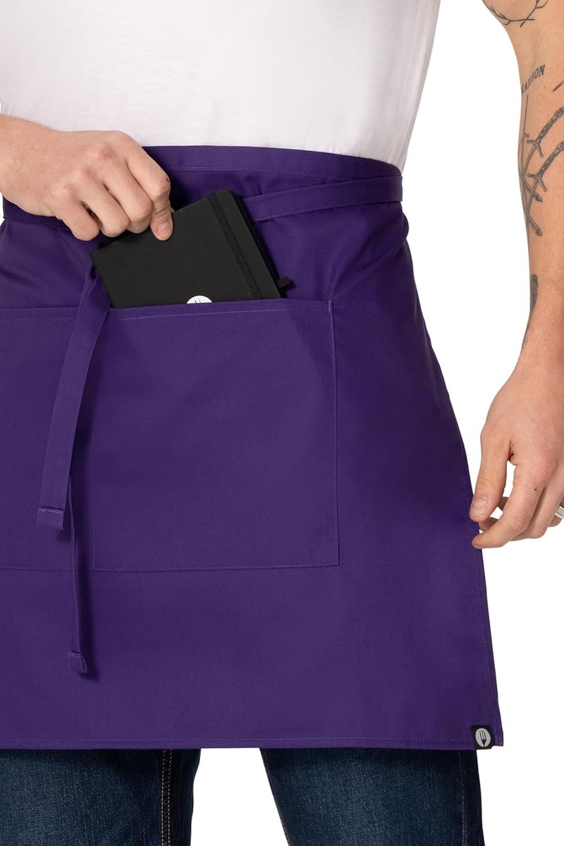 Chef Works Unisex Half Bistro Server Apron - Image 1