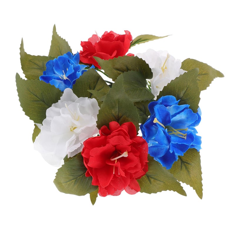 Realistic Floral Wreath Centerpiece for Pillar Candles Home Decor Wedding Party - Image 2
