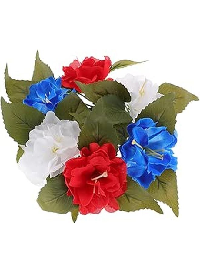 Realistic Floral Wreath Centerpiece for Pillar Candles Home Decor Wedding Party - Image 1