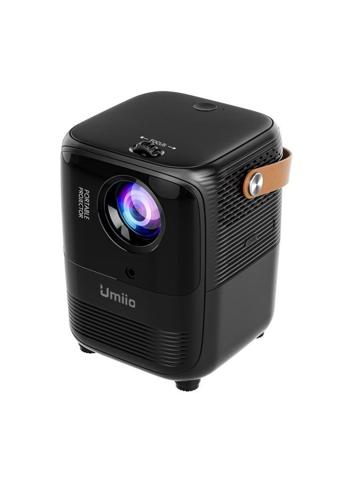 Umiio - Portable Projector 5G Android Wifi and Bluetooth Intelligent 50-150 Inches Screen Projection Higher Resolution Brightness - Image 1
