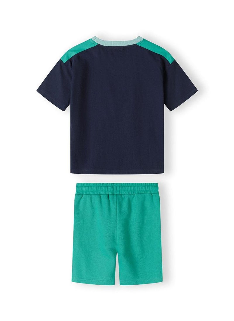 MINOTI Boy’s Two-Piece Set with Printed T-Shirt and Shorts - Image 3