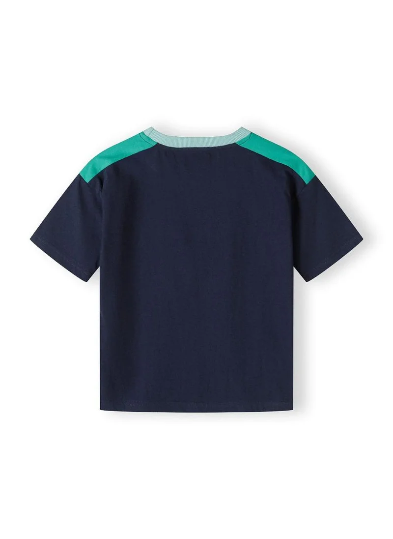 MINOTI Boy’s Two-Piece Set with Printed T-Shirt and Shorts