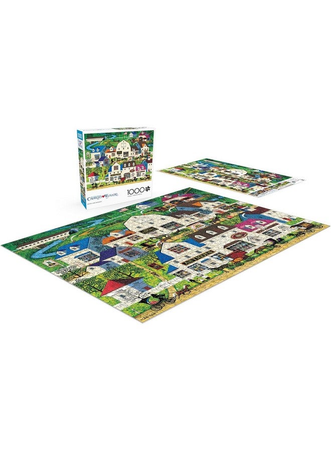 Buffalo Games - Charles Wysocki - Shops and Buggies - 1000 Piece Jigsaw Puzzle for Adults -Challenging Puzzle Perfect for Game Nights - Finished Size is 26.75 x 19.75 - Image 4