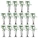 Gtziqa Palm Tree Cake Topper 16 Pcs Fake Palm Tree Decor Mini Coconut Trees Model Artificial Tropical Rainforest Greenery Plant Decoration for Micro Aquarium Garden Building Landscape Sandbox - Image 2