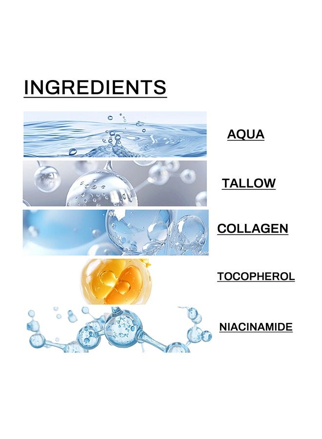 East Moon Wrinkle Defense Tallow Balm For Men-Men's Moisturizing Anti-Aging Cream, Improving Wrinkles and Anti-Aging, Deeply Moisturize The Skin - Image 3