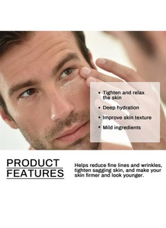 East Moon Wrinkle Defense Tallow Balm For Men-Men's Moisturizing Anti-Aging Cream, Improving Wrinkles and Anti-Aging, Deeply Moisturize The Skin  - Image 2