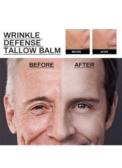 East Moon Wrinkle Defense Tallow Balm For Men-Men's Moisturizing Anti-Aging Cream, Improving Wrinkles and Anti-Aging, Deeply Moisturize The Skin  - Image 4