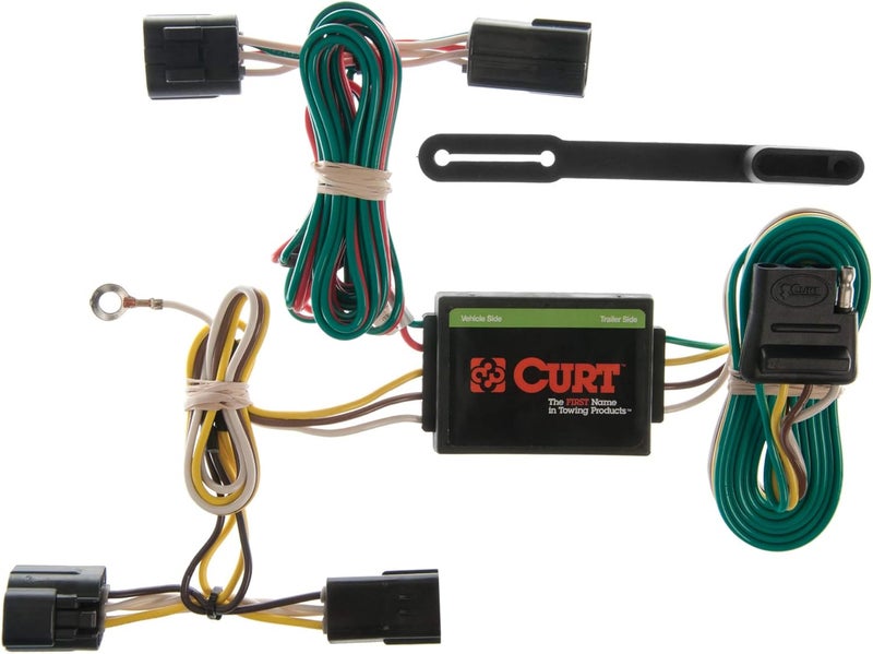 CURT 55360 Vehicle-Side Custom 4-Pin Trailer Wiring Harness for Honda Passport, Isuzu Amigo, Rodeo - Image 1