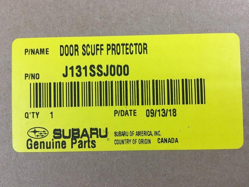 Subaru Door Scuff Protector Set for 2019-2024 Forester - OEM Genuine - Image 2