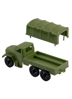 Tim Mee Toy TimMee Plastic Army Men Trucks - OD Green M34 Deuce and a Half Cargo Vehicles US Made  - Image 4