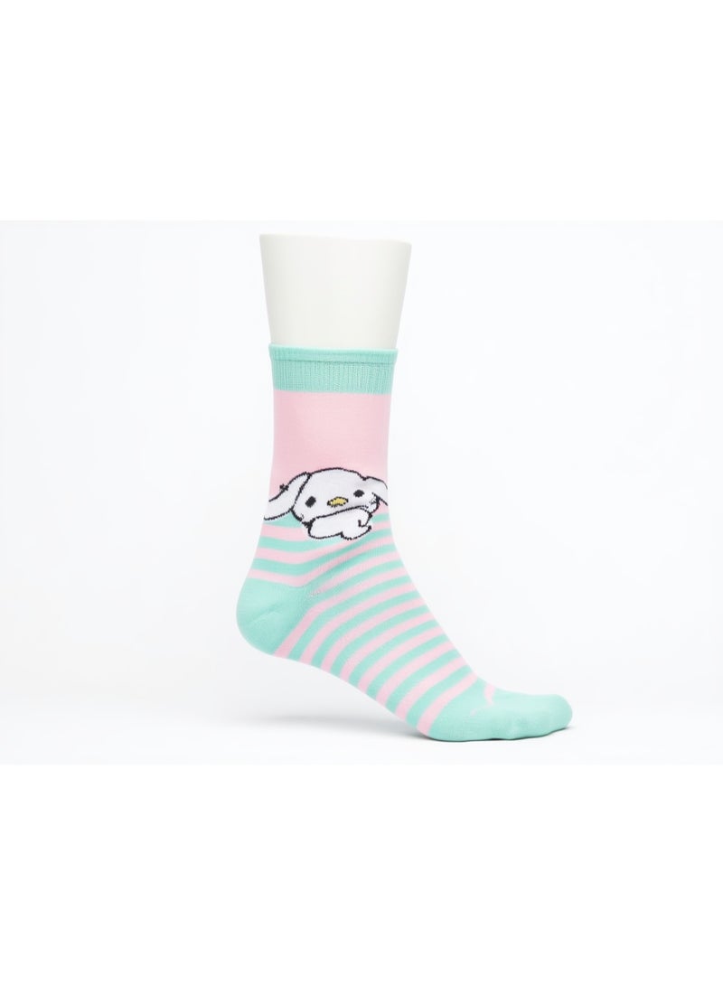 Hello Kitty & Friends 3 PAIRS | HELLO KITTY & FRIENDS ANKLET SOCKS 78% COTTON | 18% POLYESTER | 4% ELASTANE - Image 3