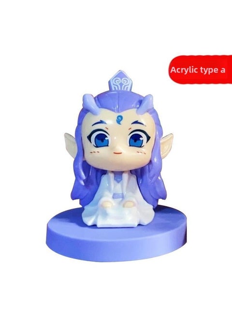 The National Version Of Ao Guang Nao Cha's Devil Boy Nao Hai Ao Bing Nao Cha 2 Series Taiyi Real Man Blind Box Enchment Beast Hand-held-Color:★[ao Bing Model A] Unboxing And Confirmation-Specification:About 6cm High