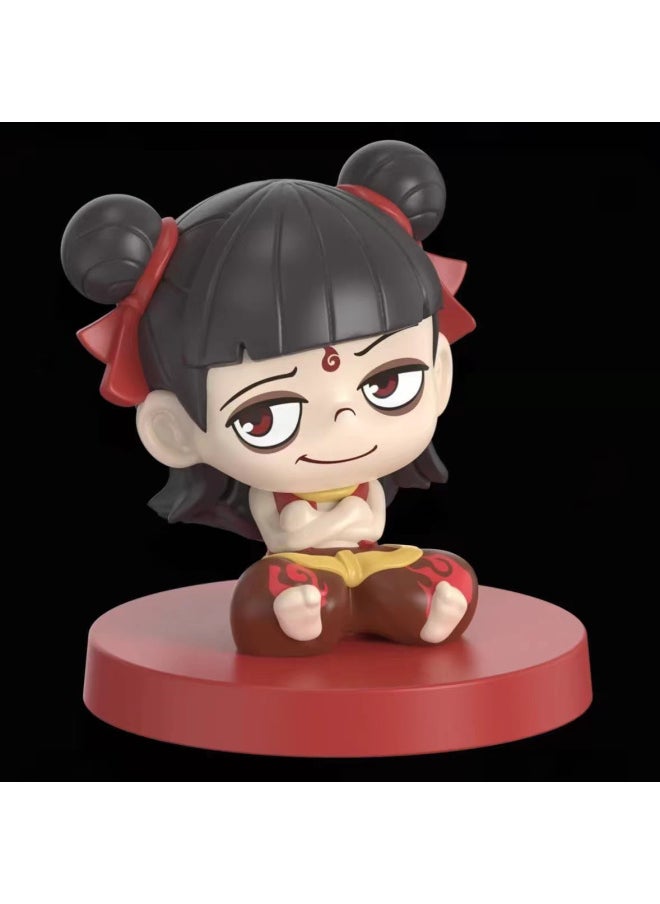 The National Version Of Ao Guang Nao Cha's Devil Boy Nao Hai Ao Bing Nao Cha 2 Series Taiyi Real Man Blind Box Enchment Beast Hand-held-Color:★[ao Bing Model A] Unboxing And Confirmation-Specification:About 6cm High